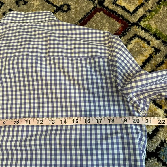 Foxcroft Women's Button-Up Shirt Size 12P Purple Wrinkle Free Classic Fit Casual - Picture 6 of 8